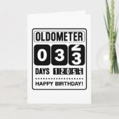 33rd Birthday Oldometer Kaart (Voorkant)