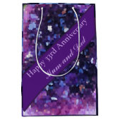 33rd Wedding Jubileum, bewerkbaar Medium Cadeauzakje (Voorkant)