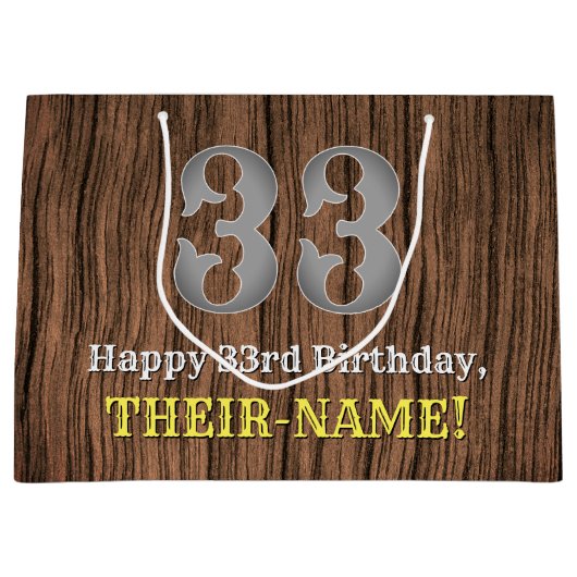 33ste verjaardag: Country Western geïnspireerd uit Groot Cadeauzakje (Voorkant)