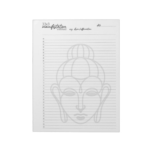 33x3 Manifestatiemethode, Aantrekkingsrecht Notitieblok (Linkerzijde)