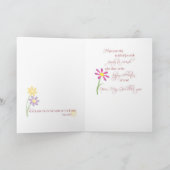 3414 Niece Birthday Flowers, Religieuze Kaart (Binnen)