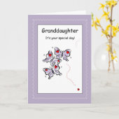 3423 Kleindochter Verjaardag, Religieus Kaart (Gele Bloem)