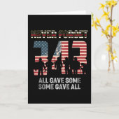 343 Firefighter vergeet nooit alles om zo'n 21e te Kaart (Gele Bloem)