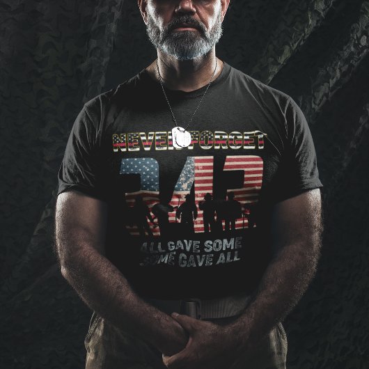 343 Firefighter vergeet nooit alles om zo'n 21e te T-shirt