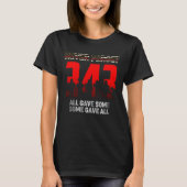 343 Firefighter Vergeet Shirt 9 11 21st nooit (Voorkant)