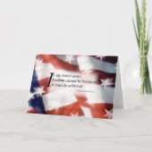 3445 Freedom Flag Bedankkaart (Voorkant)