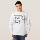 347 Geo [Marble WHT] T-shirt (Voorkant volledig)