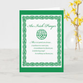 3489 St. Pat's Day IERS GEbed Kaart (Gele Bloem)