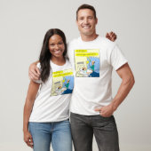 348 Geen hypochondriakkleurige cartoon meer T-shirt (Unisex)