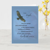 3497 de Toekenning van Eagle stijgt Kaart (Gele Bloem)