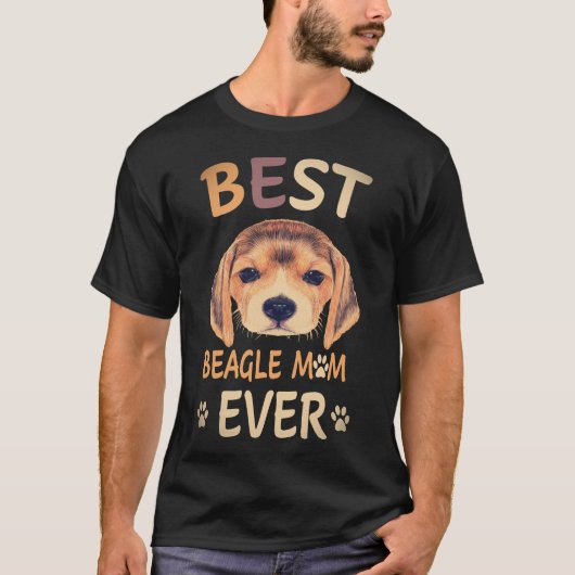 34 Beste Beagle Moeder Ooit Beagle T-shirt (Voorkant)