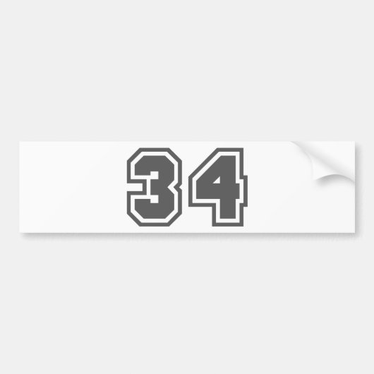 34 BUMPERSTICKER (Voorkant)