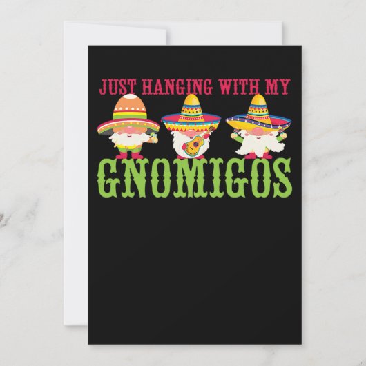 34.Cinco de Mayo, gewoon met mijn Gnomigos Gno Save The Date (Voorkant)