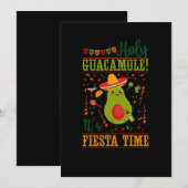 34.Cinco de Mayo Heilige Guacamole its Fiesta Time Save The Date (Voorkant / Achterkant)