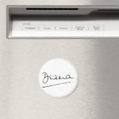 34 De handtekening van prinses Diana. Magneet (Insitu (Vaatwasser))