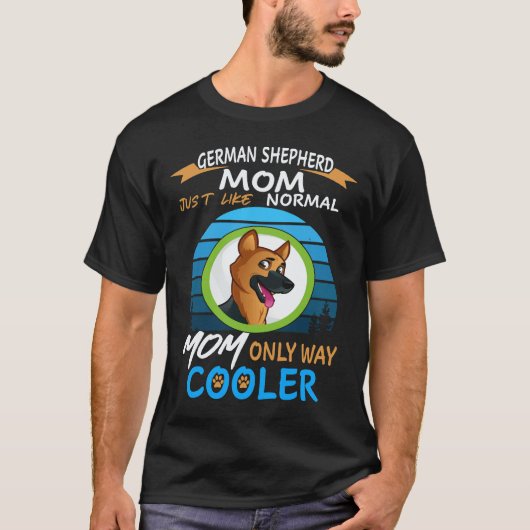 34 Duitse HerdersMoeder Net Als Gewone Moeder Alle T-shirt (Voorkant)