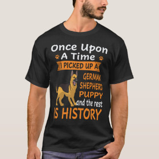 34 Eens Heb Ik Een Duitse Herdershond Opgepakt T-shirt