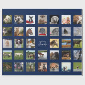 34 FHOTO COLLAGE Cadeauverpakking - Kan kleur bewe Cadeaupapier (Vlak)