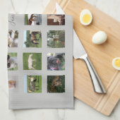 34 FOTOKLLAGE KAN KLEUR BEWERKEN - OM HET EVEN WEL THEEDOEK (Quarter Fold)