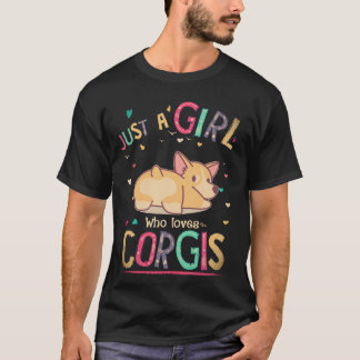 34 Gewoon Een Meisje Dat Van Corgi Houdt T-shirt