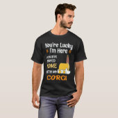 34 Ik had thuis kunnen blijven met Corgi T-shirt (Voorkant volledig)