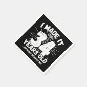 34 Jaar Oud Sarcastisch Meme Grappig 34e Verjaarda Servet (Hoek)