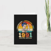 34 jaar oude Bday  34e verjaardag cadeau vrouwen Kaart (Voorkant)