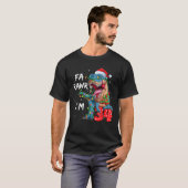 34 jaar oude Fa Rawr Ik ben 34 dinosaurus 34e verj T-shirt (Voorkant volledig)