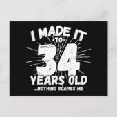 34 Jaar Oude Sarcastische Meme Grappige 34e Verjaa Briefkaart (Voorkant)