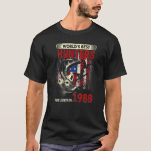 34-jarige baarmoeder geboren in 1988 34e geboorted t-shirt