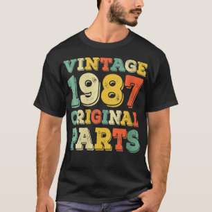 34-jarige vrouwen geboren in 1987 t-shirt