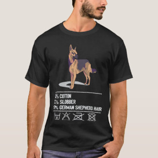 34 Katoenen Kwijl Duitse Herdershaar Duitse Herder T-shirt