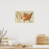 34 Percentage religieuze denominaties 1890 Poster (Keuken)