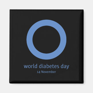 " Wereld Diabetes Dag " Diabetes Awareness Magneet