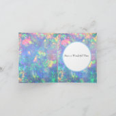 34e bruiloft Jubileum, Opal Kaart (Binnen)