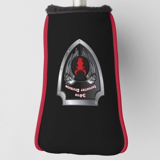 34e deelgebied infanterie golfheadcover (Draai 90)