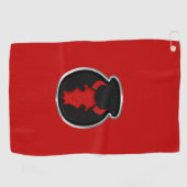 34e Infanteriedivisie Aangepaste Patch Golfhanddoek (Horizontaal)