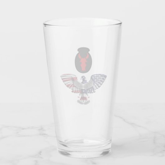 34e Infanteriedivisie Adelaar Glas (Achterkant)