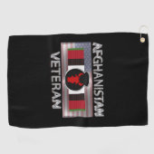 34e Infanteriedivisie Afghanistan Veteraan Golfhanddoek (Horizontaal)