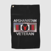 34e Infanteriedivisie Afghanistan Veteraan Golfhanddoek (Voorkant)