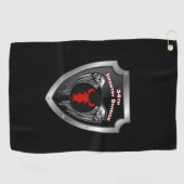 34e infanteriedivisie Gepersonaliseerd schild Golfhanddoek (Horizontaal)