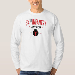 34e Infanteriedivisie - US Military Long T-shirt