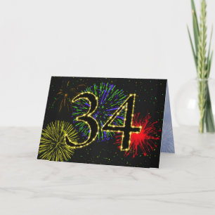 34e uitnodiging van de Birthday Party