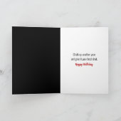 34e verjaardag biljartballen kaart (Binnen)