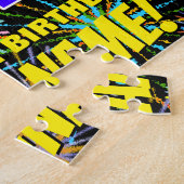 34e verjaardag: Fun, kleurrijk gevuurwerk Legpuzzel (Zijkant)