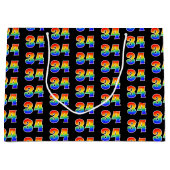 34e verjaardag: Fun Rainbow Event Nummer 34 Patroo Groot Cadeauzakje (Voorkant)