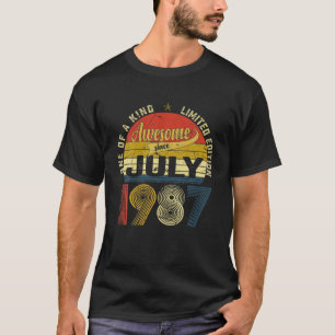 34e verjaardag Mannen Vrouwen 34 Y T-shirt