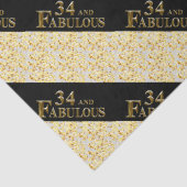 34e verjaardag tissuepapier (Detail)