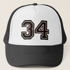 34e verjaardag trucker pet