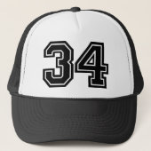 34e verjaardag trucker pet (Voorkant)